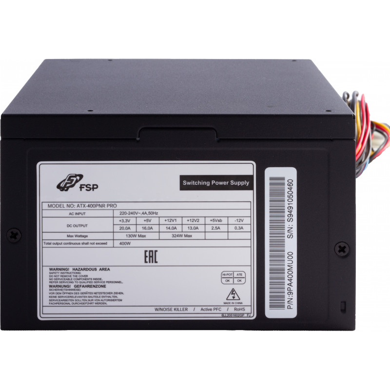 Блок живлення FSP ATX-400W PNR PRO