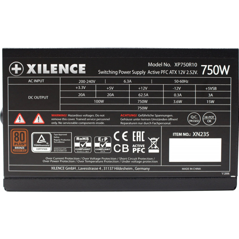 Блок живлення Xilence 750W (XP750R10 (XN235))