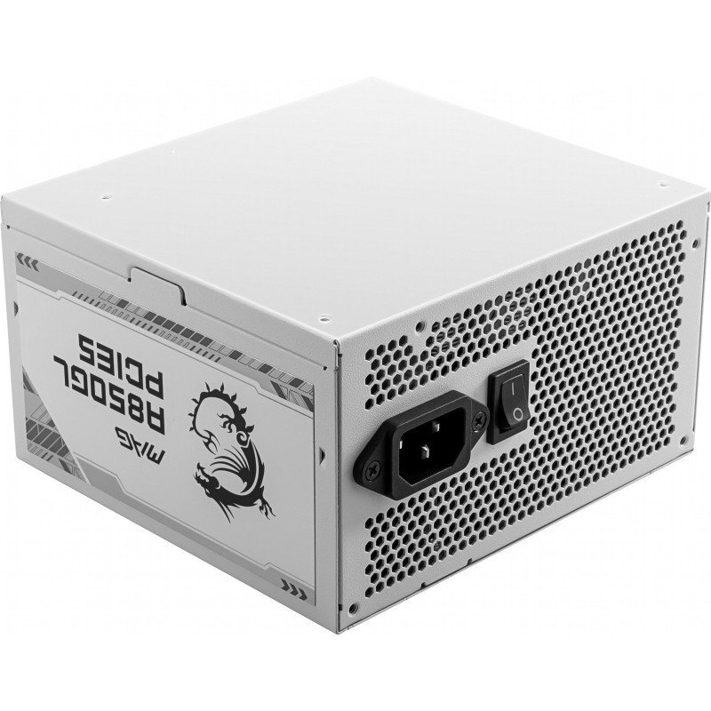 Блок живлення MSI ATX 850W MAG A850GL PCIE5 WHITE 