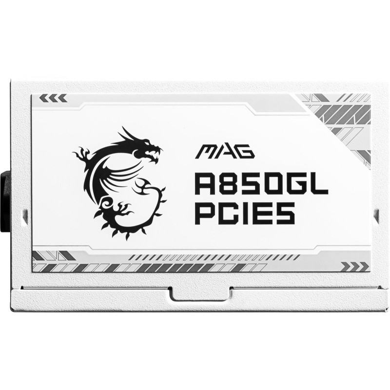 Блок живлення MSI ATX 850W MAG A850GL PCIE5 WHITE 