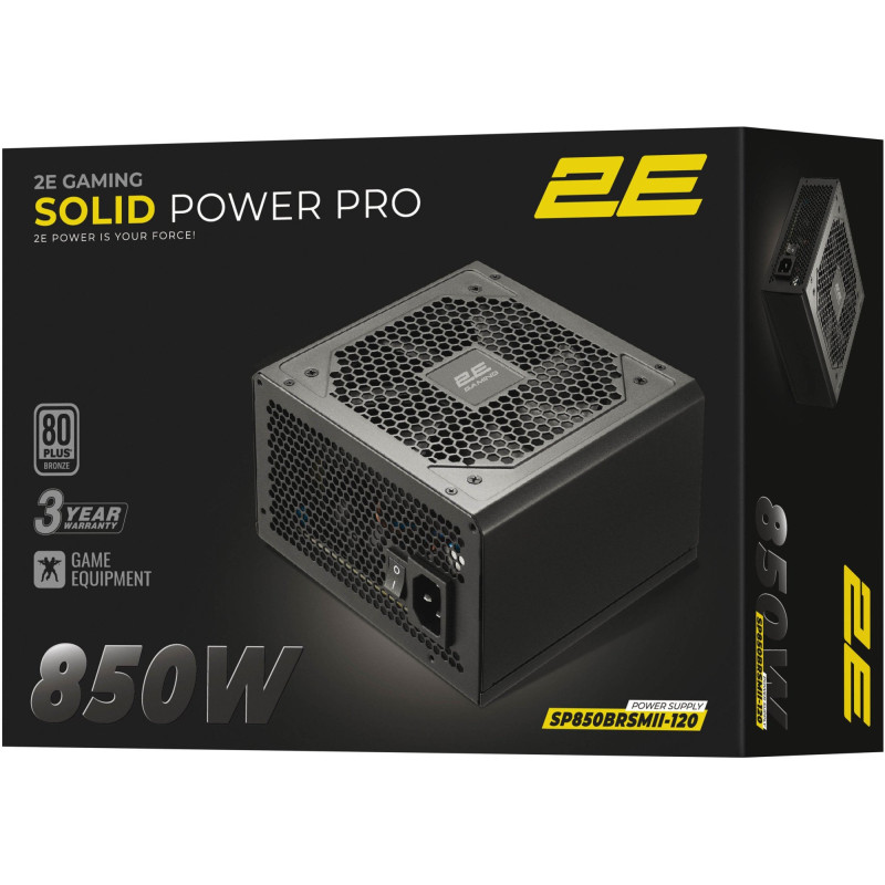 Блок живлення 2E GAMING Solid Power Pro 2E-SP850BRSMII-120