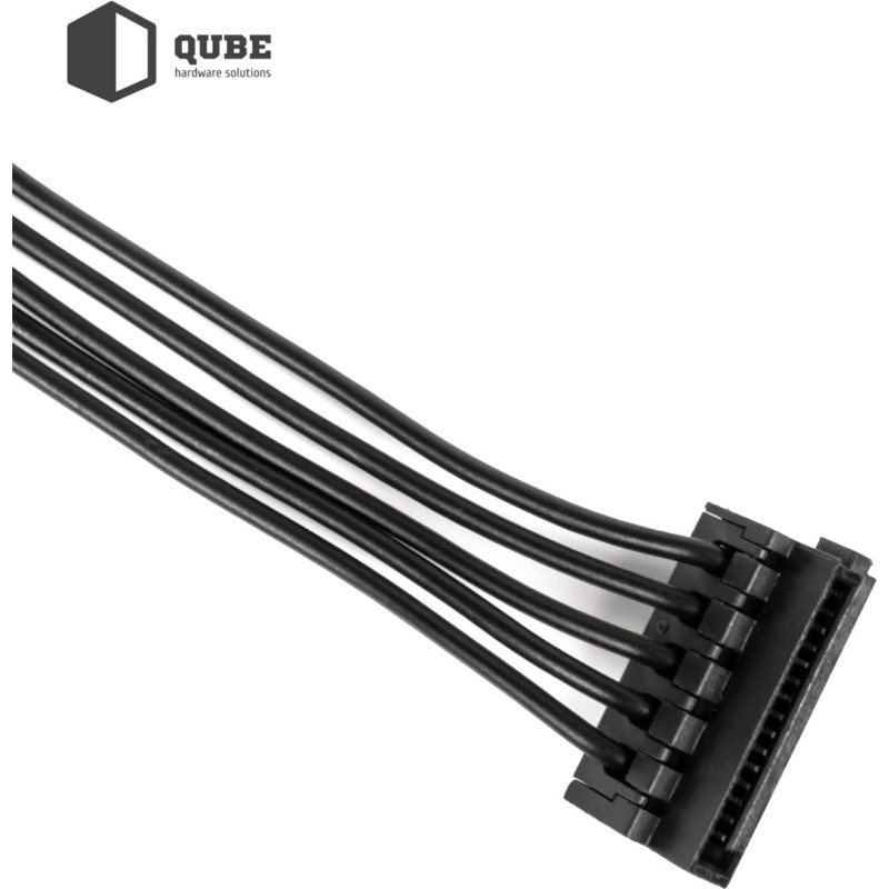 Блок живлення QUBE 700W 80+ Bronze (QBC-GPM-700W-80B Bulk)