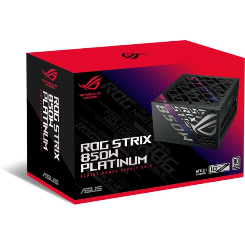 Asus Rog Strix 850W 80+ Платиновий джерело живлення (90YE00W2-B0NA00)