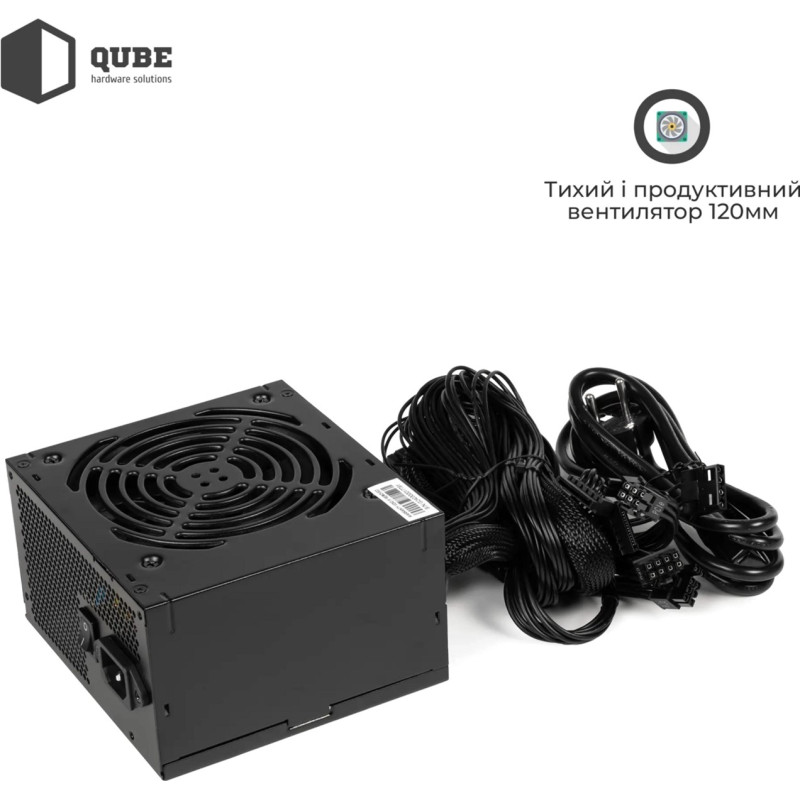 Блок живлення QUBE 650W 80+ Bronze QBC-GPM-650W-80B оптом
