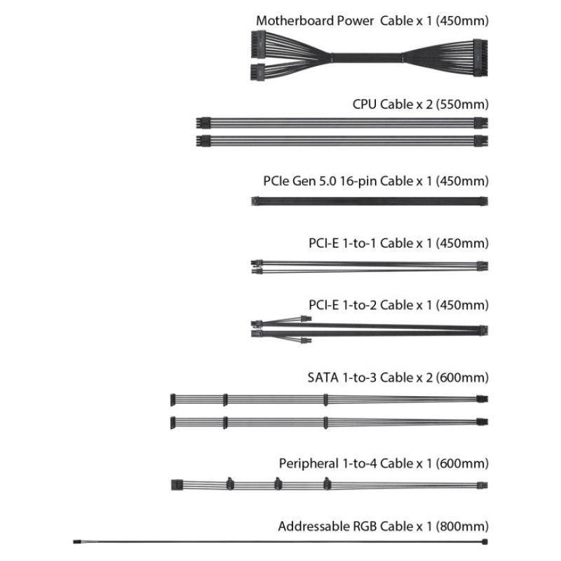 Блок живлення Asus ROG-LOKI-1000P-SFX-L-GAMING PCIE5 1000W Platinum (90YE00N1-B0NA00)