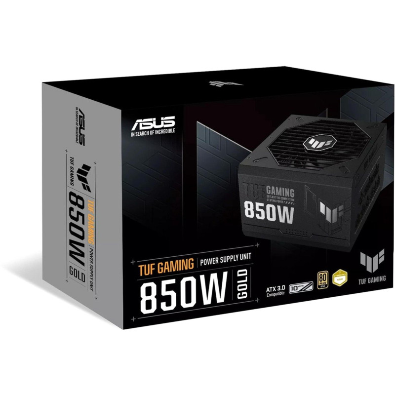 Блок живлення Asus TUF-GAMING-850G PCIE5 850W Gold (90YE00S2-B0NA00)