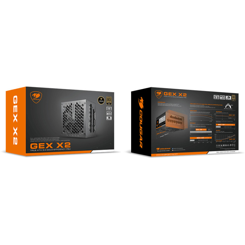 Блок живлення Cougar GEX X2 1000W (GEX X2 1000)