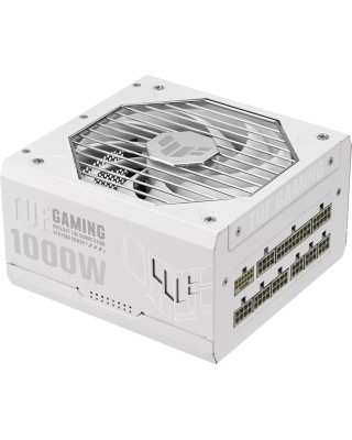 Блок живлення Asus TUF-GAMING-1000G-WHITE PCIE5 1000W Gold (90YE00S5-B0NA00)