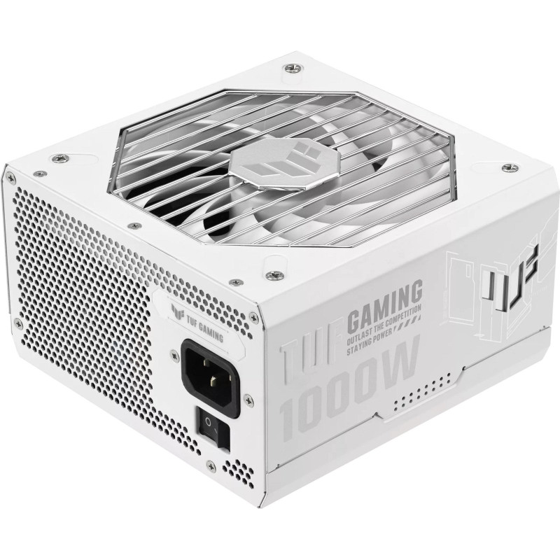 Блок живлення Asus TUF-GAMING-1000G-WHITE PCIE5 1000W Gold (90YE00S5-B0NA00)
