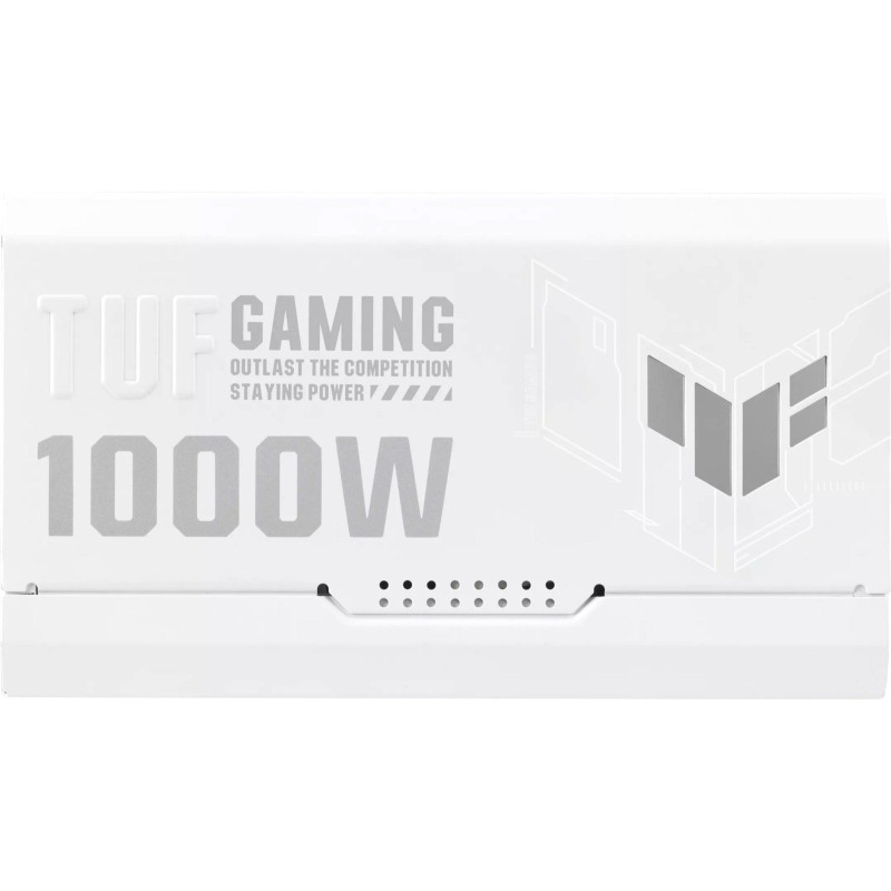 Блок живлення Asus TUF-GAMING-1000G-WHITE PCIE5 1000W Gold (90YE00S5-B0NA00)