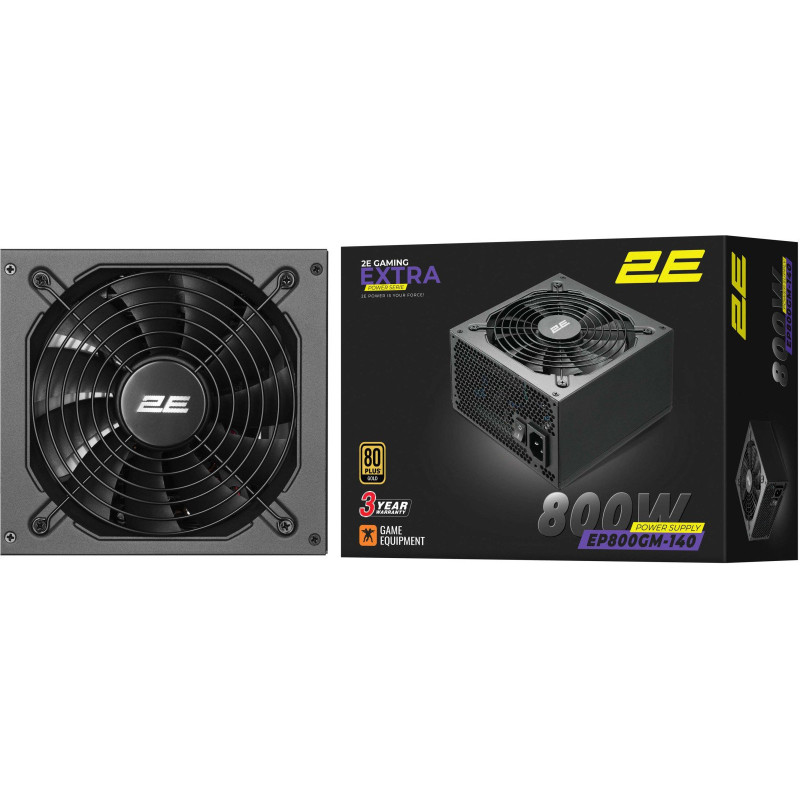 Блок живлення 2E GAMING Extra Power (800W) (2E-EP800GM-140)