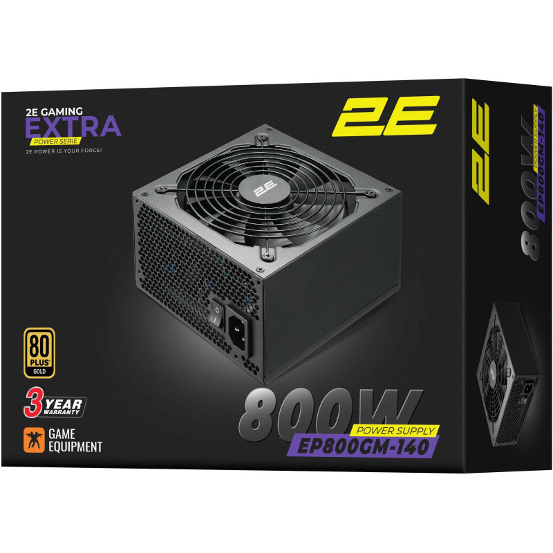 Блок живлення 2E GAMING Extra Power (800W) (2E-EP800GM-140)