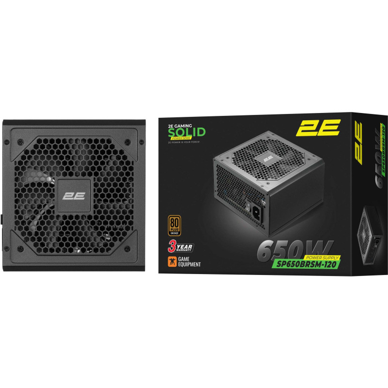 Блок живлення 2E GAMING Solid Power (650W) (2E-SP650BRSM-120)