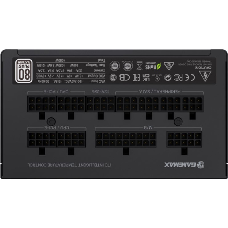 Блок живлення Gamemax 1050W GX-1050 PRO BK (ATX3.1PCIe5.1)