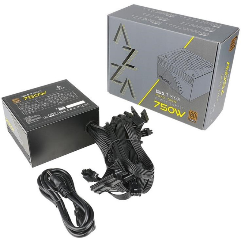 Блок живлення AZZA ATX 750W PSAZ-750W(ATX3.1)