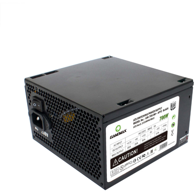 Блок живлення GameMax GM-700 80+ APFC Black