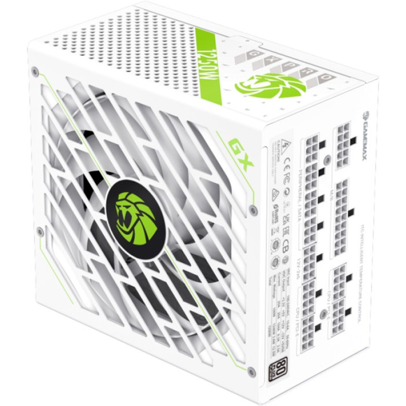 Блок живлення Gamemax 1250W GX-1250 PRO WT (ATX3.1PCIe5.1)