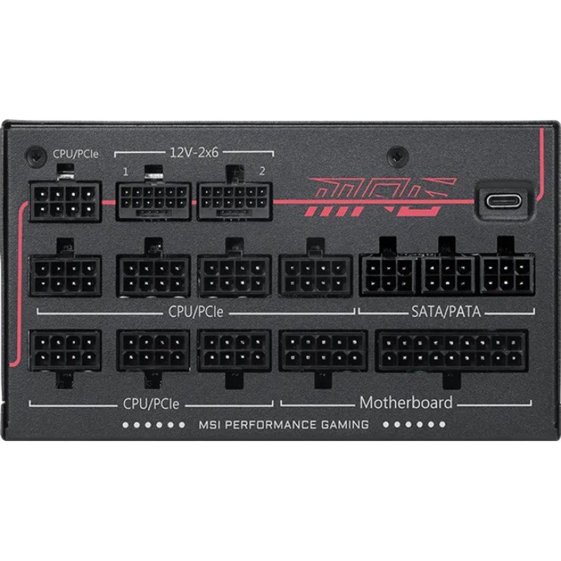 Блок живлення MSI MPG AI1600TS PCIE5 