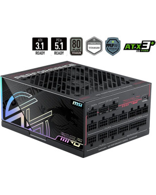 Блок живлення MSI MPG AI1600TS PCIE5 