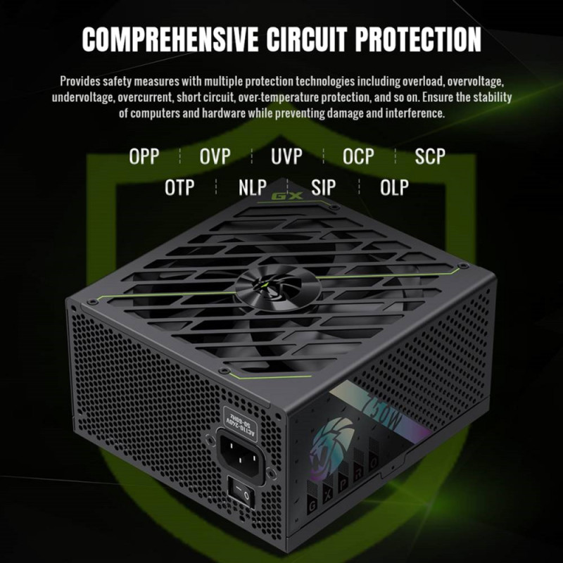 Блок живлення Gamemax 750W (GX PRO 750G)