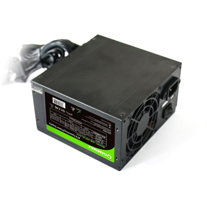 Блок живлення Gamemax GM-400-8CM Black
