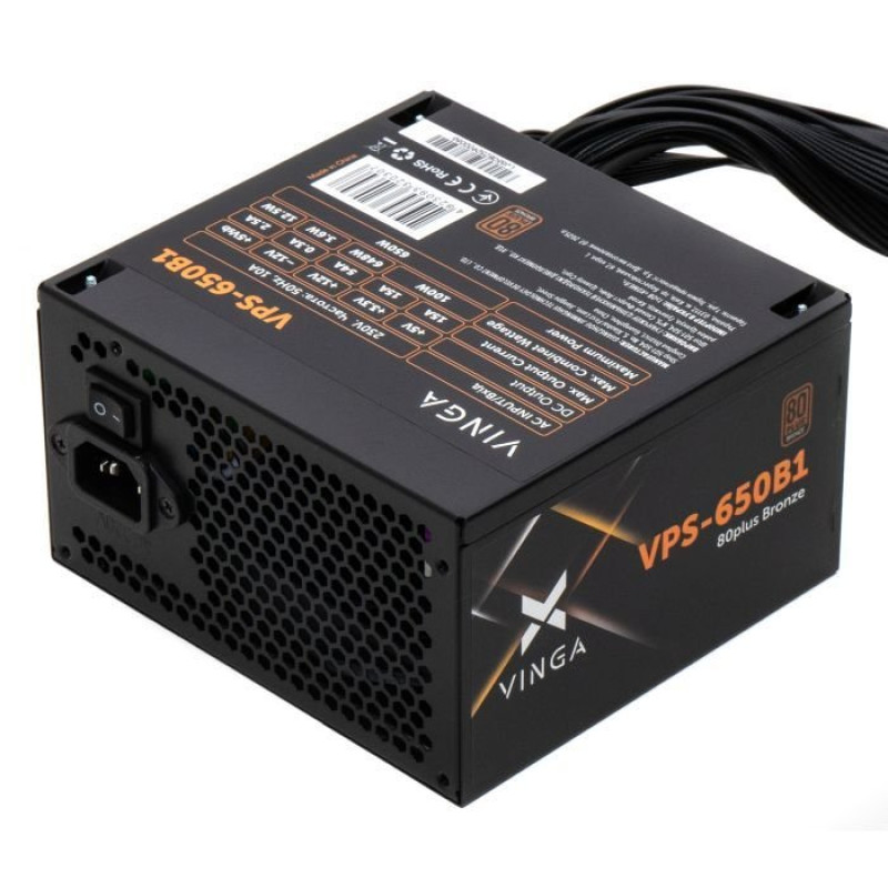 Блок живлення Vinga 650W (VPS-650B1)