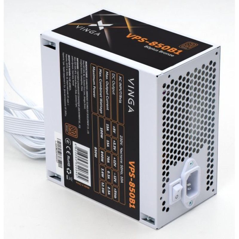 Блок живлення Vinga 850W (VPS-850B1W)