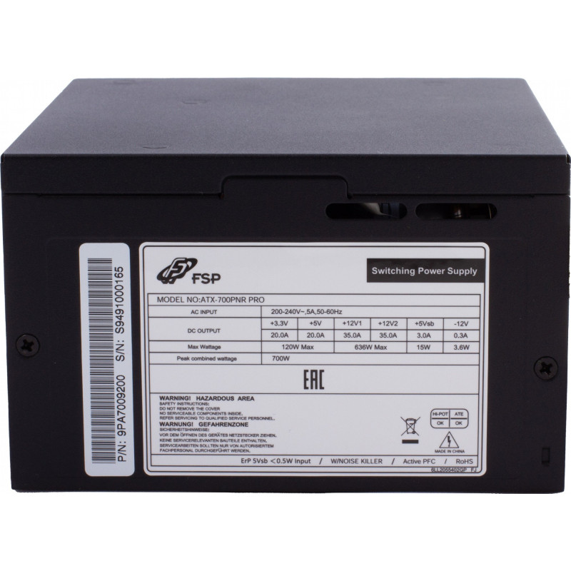 Блок живлення FSP 700W (ATX-700PNR PRO)