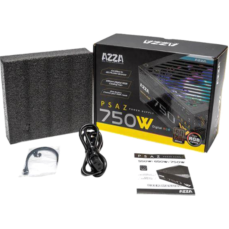 Блок живлення AZZA PSAZ-750W ARGB 