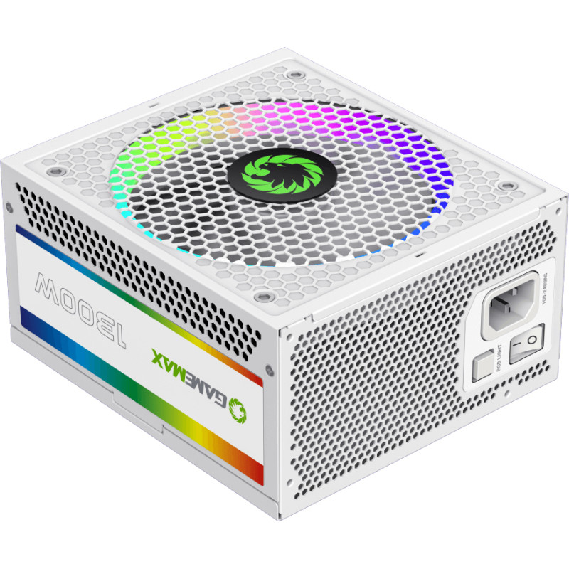 Блок живлення Gamemax 1300W RGB1300 WH (RGB-1300 WH (ATX3.0/3.1 PCIe5)) 