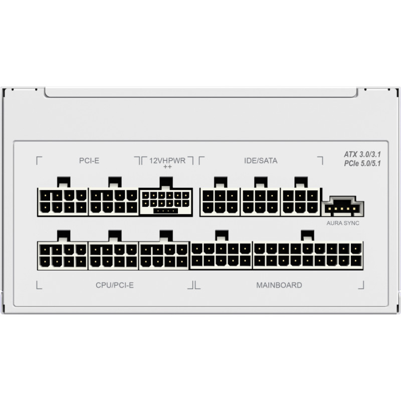 Блок живлення Gamemax 1300W RGB1300 WH (RGB-1300 WH (ATX3.0/3.1 PCIe5)) 