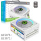 Блок живлення Gamemax 1300W RGB1300 WH (RGB-1300 WH (ATX3.0/3.1 PCIe5)) 