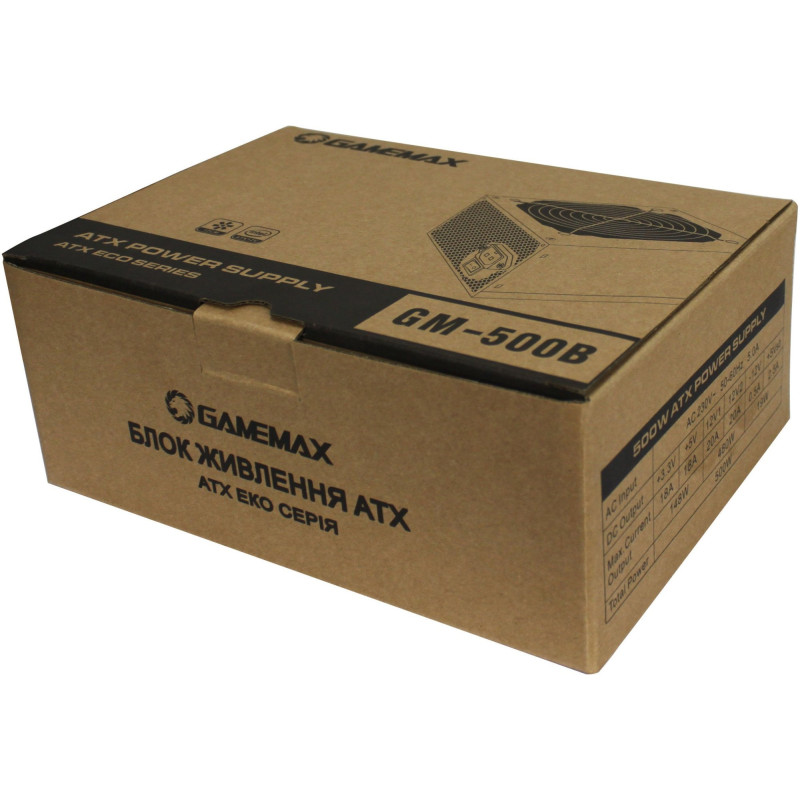 Блок живлення GAMEMAX GM-500B