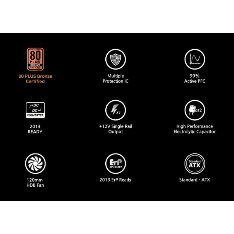 Блок живлення Zalman GV2SE (600W) ZM600-GV2SE