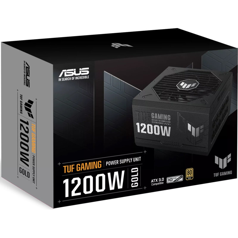 Блок живлення Asus TUF-GAMING-1200G PCIE5 1200W Gold (90YE00S0-B0NA00)