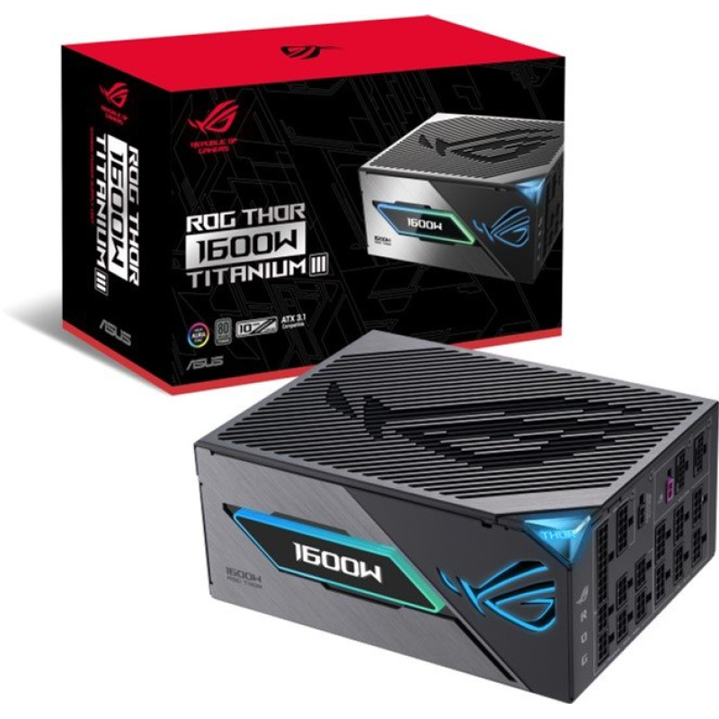 Блок живлення ASUS ROG THOR 1600W 80+ Titanium (ROG-THOR-1600T3-GAMING)