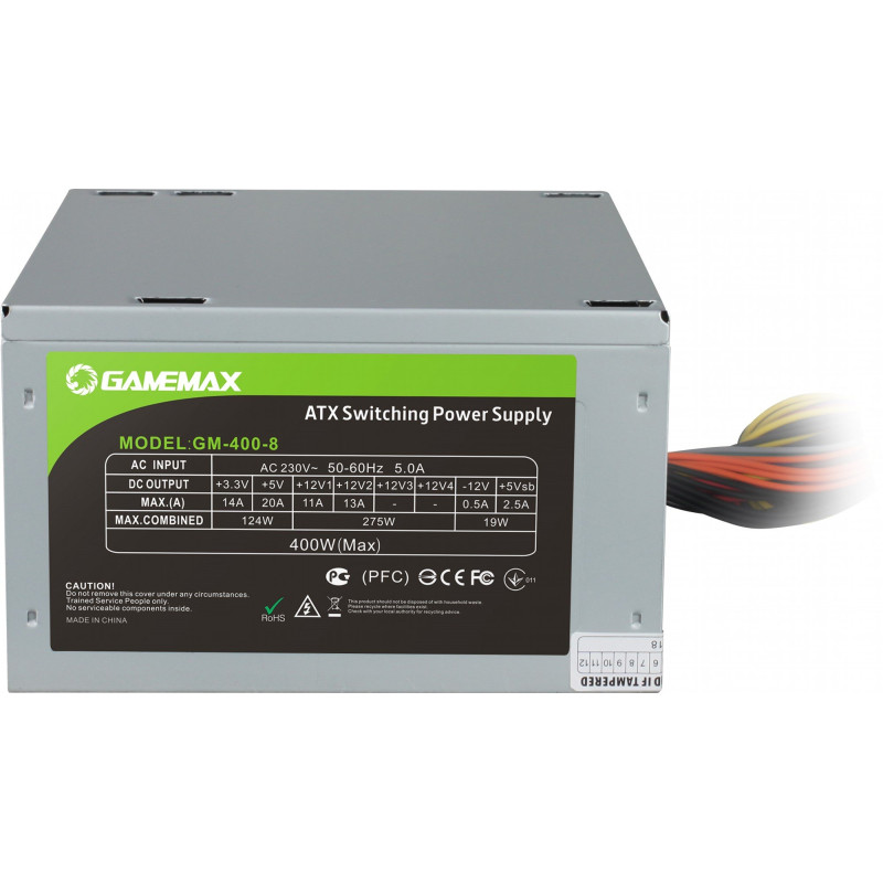 Блок живлення Gamemax 400W (GM-400-8CM)