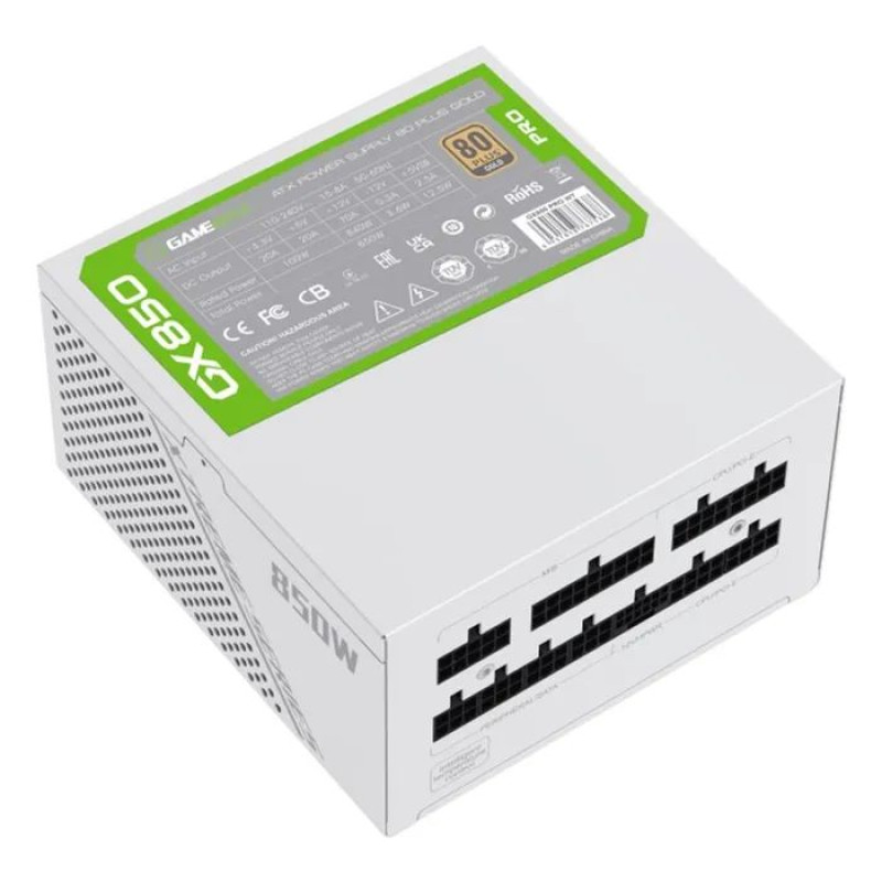 Блок живлення Gamemax 850W (GX-850 PRO WT (ATX3.1PCIe5.1)