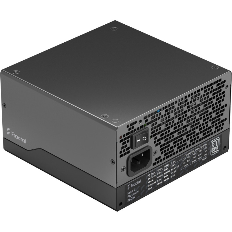 Блок живлення Fractal Design Ion + 2 Platinum 860W (FD-P-IA2P-860-EU)