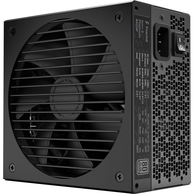Блок живлення Fractal Design Ion + 2 Platinum 860W (FD-P-IA2P-860-EU)