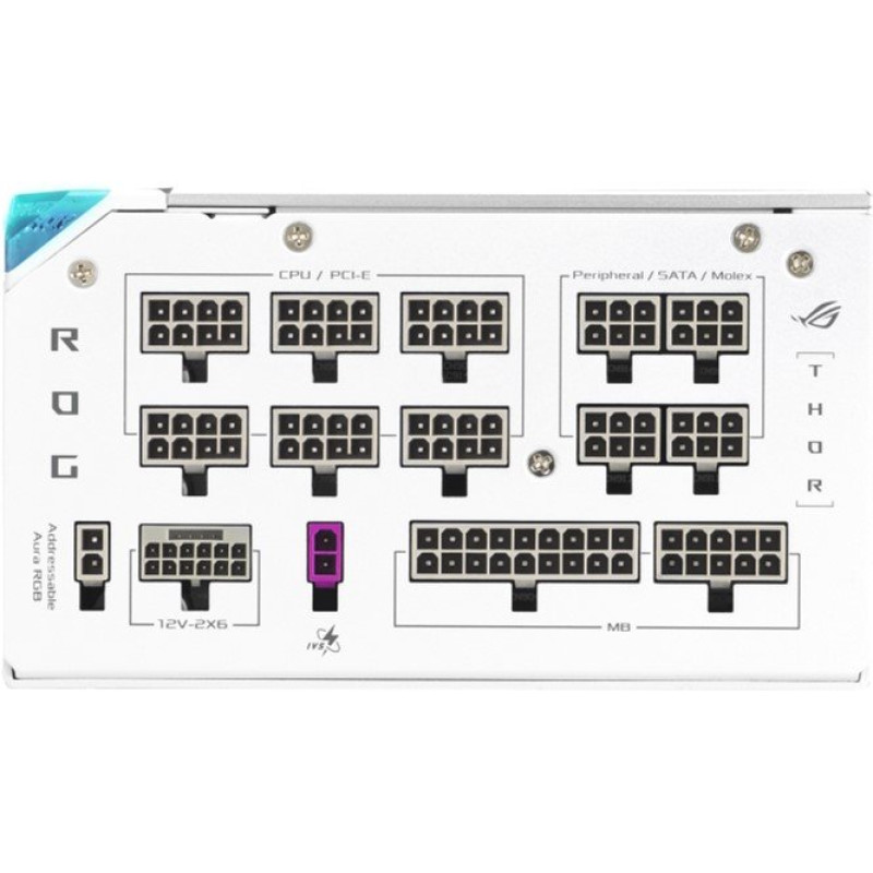 Блок живлення ASUS ROG THOR 1200W 80+ Platinum WHITE (ROG-THOR-1200P3-WHITE-GAMING)