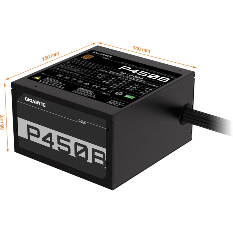 Блок живлення GIGABYTE P450B 450W 80+Bronze GP-P450B
