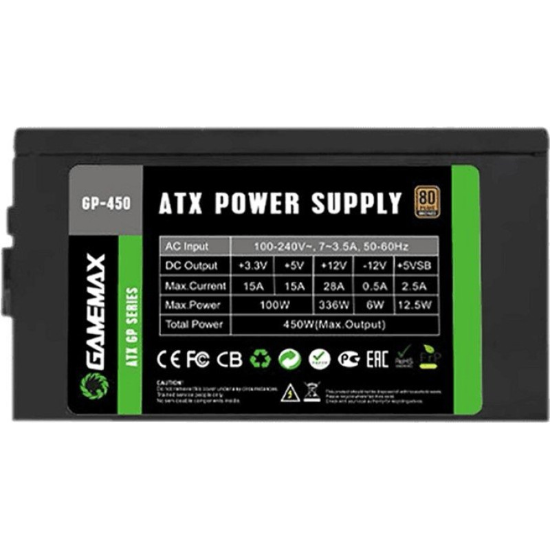 Блок живлення Gamemax 450W (GP-450)