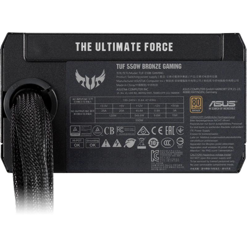 Блок живлення ASUS 750W TUF 80+ Bronze (90YE00D0-B0NA00)