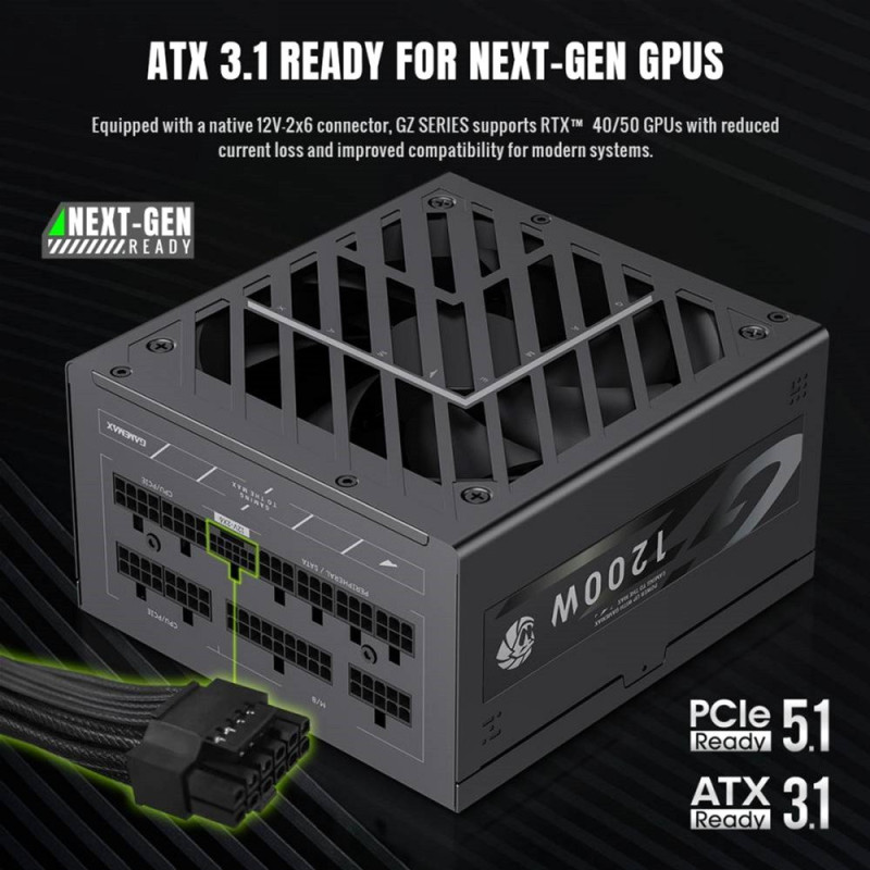 Блок живлення GAMEMAX GZ 1200G BK