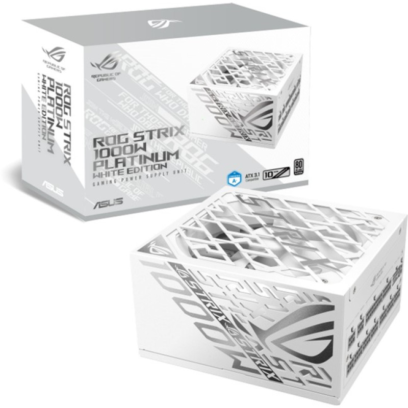 Блок живлення ASUS ROG STRIX 1000W Platinum White Edition (90YE00W4-B0NA00)