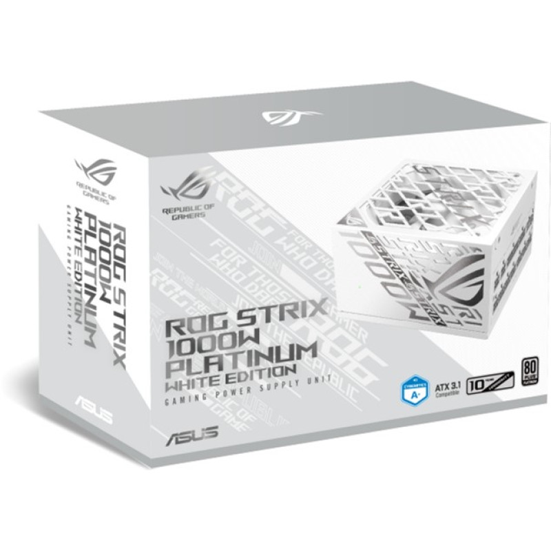 Блок живлення ASUS ROG STRIX 1000W Platinum White Edition (90YE00W4-B0NA00)