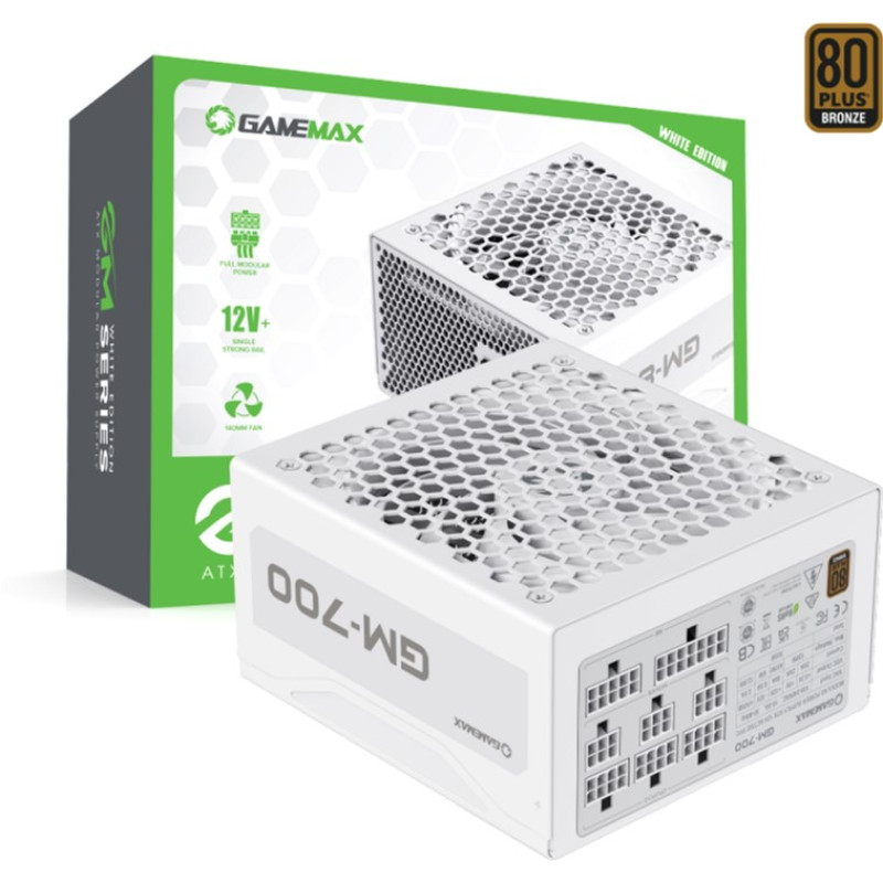 Блок живлення GAMEMAX GM-700 Modular white