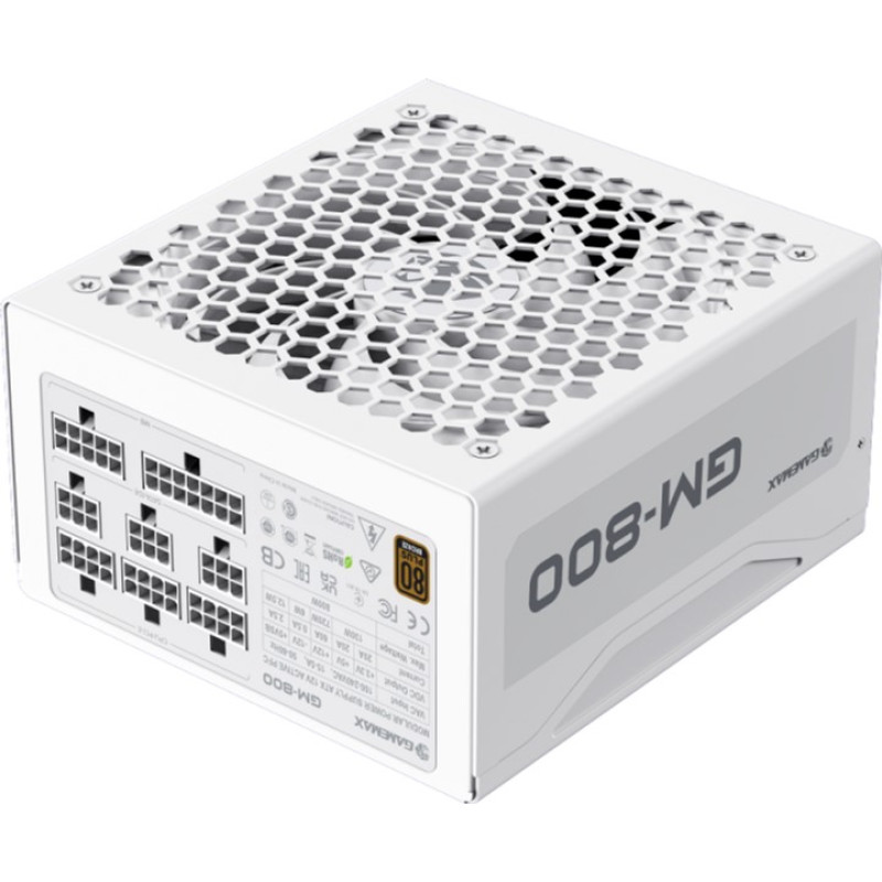 Блок живлення GAMEMAX GM-800 Modular white