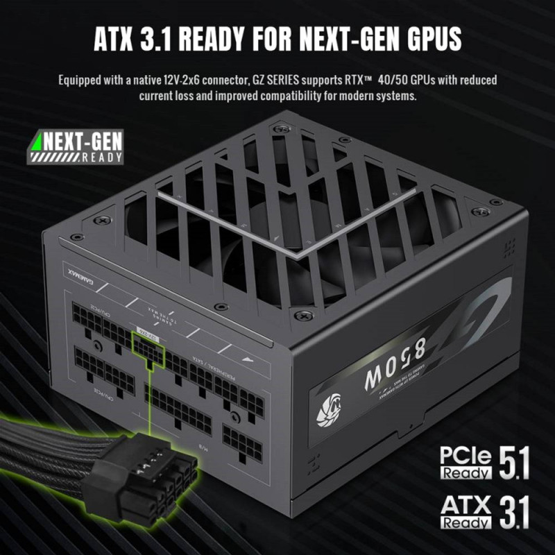 Блок живлення GAMEMAX GZ 850G BK